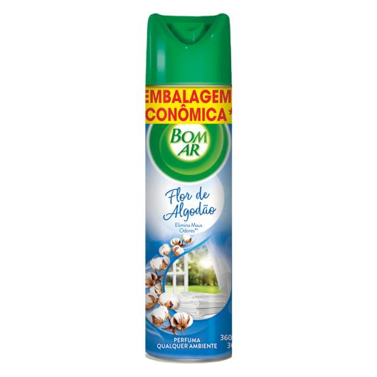 Aromatizador Flor de Algodão Bom Ar Embalagem Econômica 360ml - Imagem em destaque