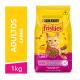 NESTLÉ® PURINA® FRISKIES® Ração Seca para Gatos Adultos Mix de Carnes 1kg - Imagem 7891000069905.jpg em miniatúra