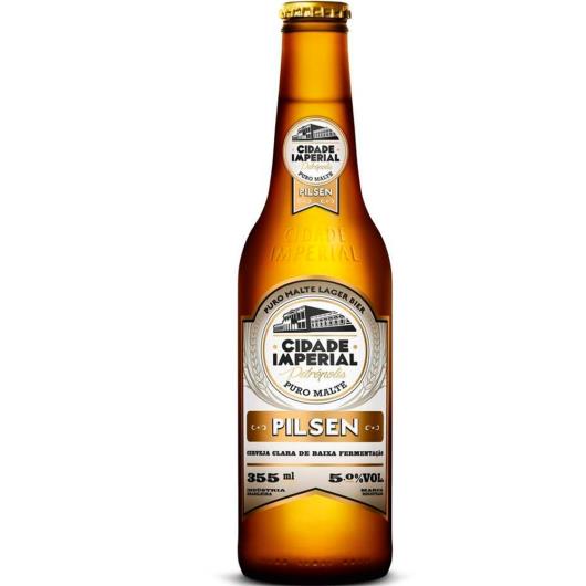 Cerveja Cidade Imperial Pilsen Long neck 355ml - Imagem em destaque
