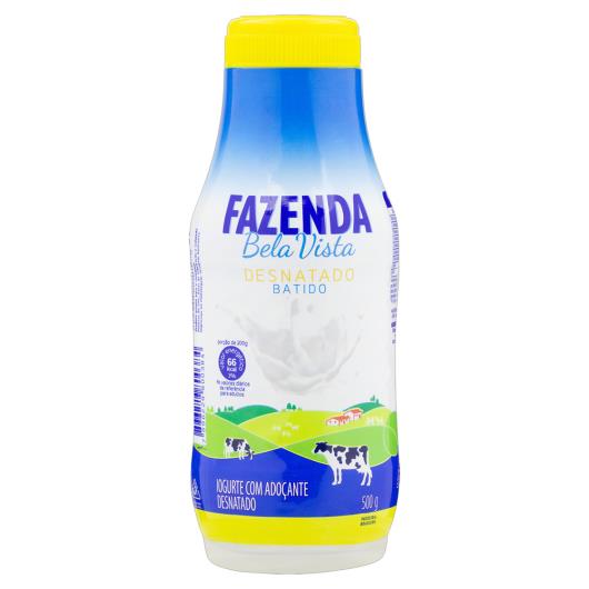 Iogurte Desnatado Fazenda Bela Vista Garrafa 500g - Imagem em destaque