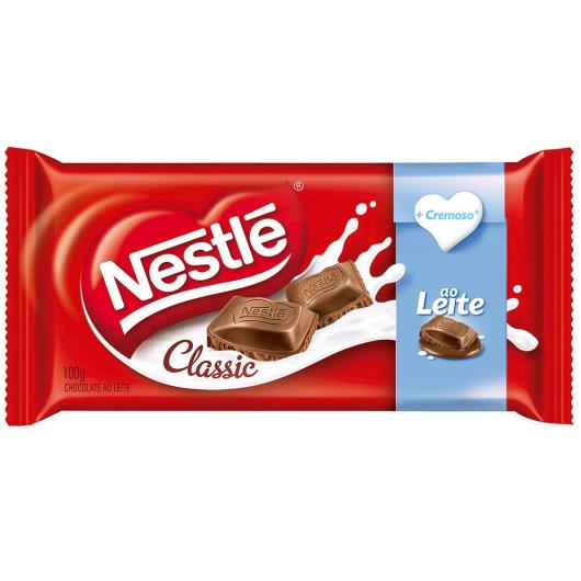 Chocolate Nestlé CLASSIC ao Leite 100g - Imagem em destaque