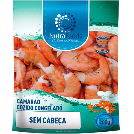Camarão Nutra Foods sem Cabeça Classificação 111/130 200g - Imagem em destaque