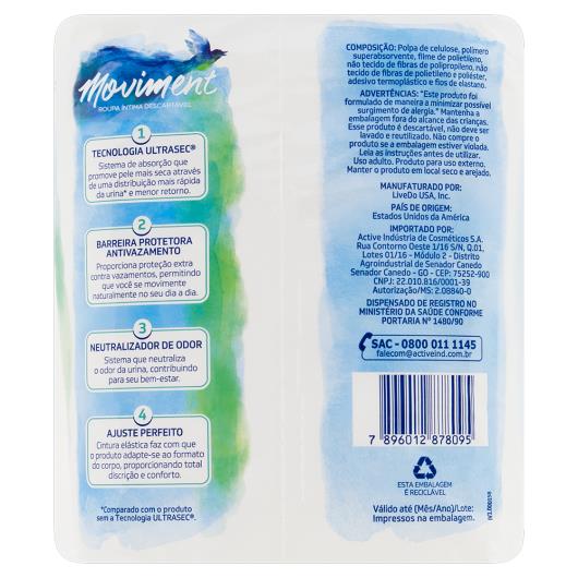 Roupa Íntima Descartável Unissex Bigfral Moviment P/M Pacote 8 Unids - Imagem em destaque