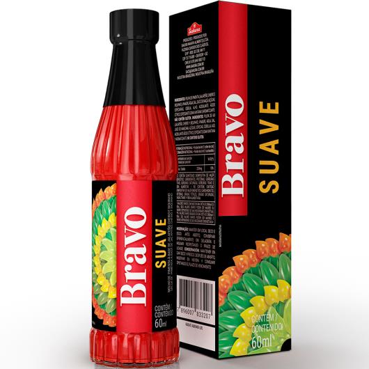 Molho de Pimenta Suave Bravo 60ml - Imagem em destaque