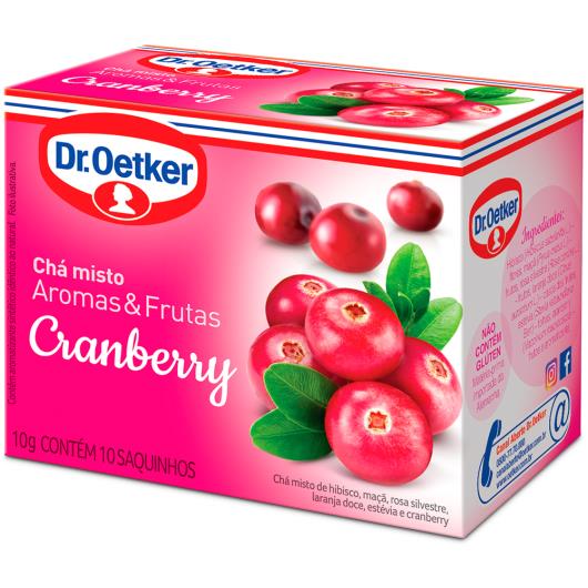 Chá Misto sabor Cranberry Oetker 10g - Imagem em destaque