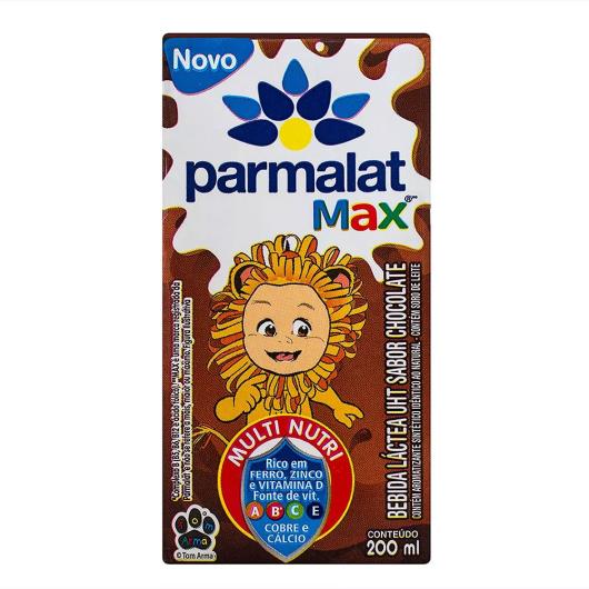 Bebida Láctea Parmalat Max Chocolate 200ml - Imagem em destaque