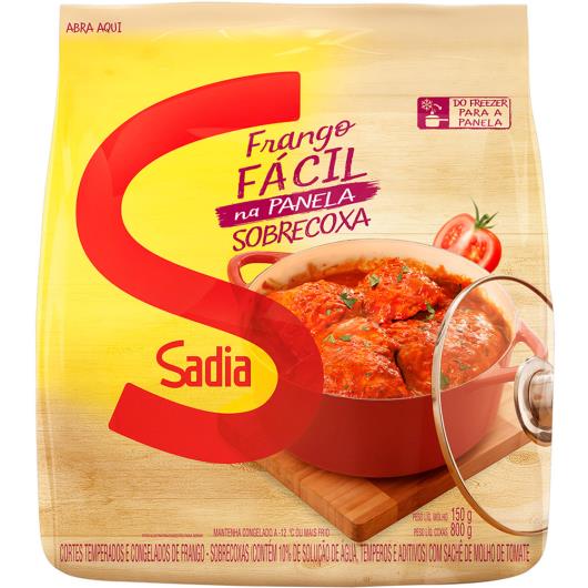 Sobrecoxa de Frango Congelada Temperada Sadia Frango Fácil 950g - Imagem em destaque