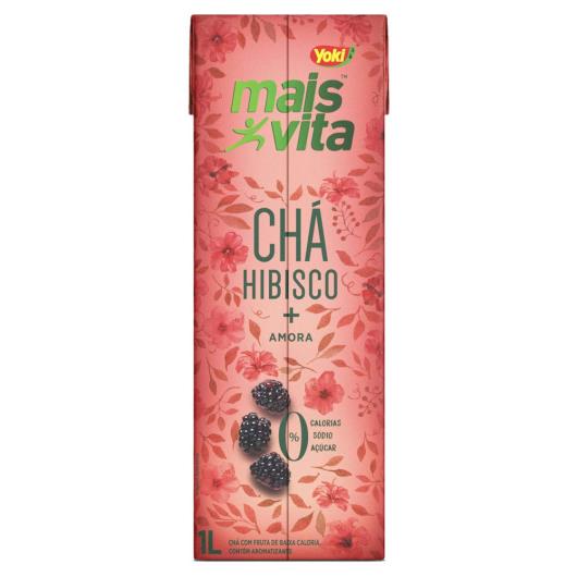 Chá Yoki Mais Vita Hibisco + Amora 1L - Imagem em destaque