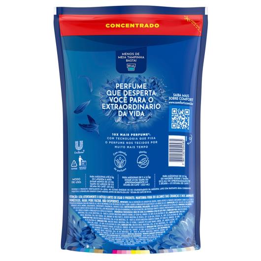 Amaciante Concentrado Comfort Frescor Intenso 900ml Refil - Imagem em destaque