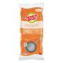 Esponja Laranja Não Risca Limpeza Delicada Scotch-Brite 3 Unidades