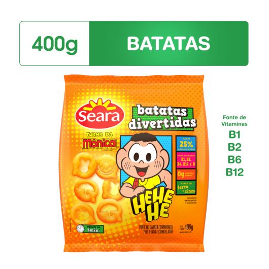 Batata Formatos Seara Turma da Mônica 400g - Imagem em destaque