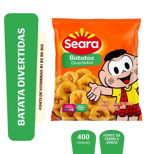 Batata Formatos Seara Turma da Mônica 400g - Imagem em destaque