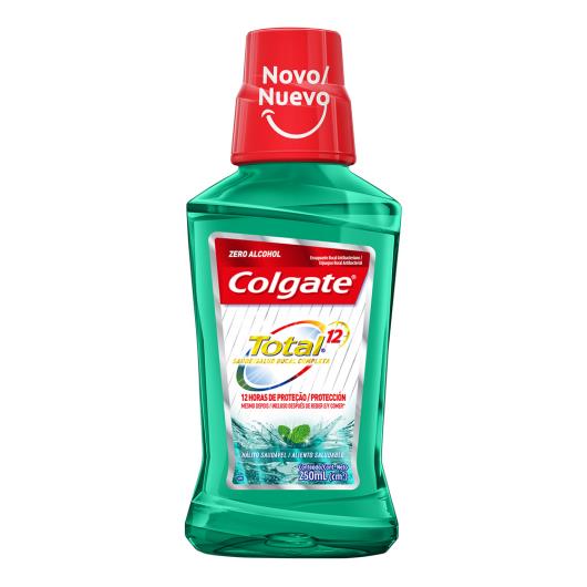 Enxaguante Bucal Colgate Total 12 Zero Álcool Hálito Saudável 250ml - Imagem em destaque