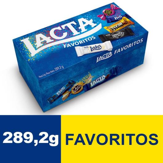 Chocolate LACTA Caixa de Favoritos 289,2g - Imagem em destaque