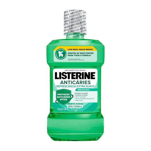 Listerine Anticáries Enxaguante Bucal 500ml - Imagem em destaque