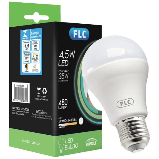 Lâmpada FLC Led Branca 4.5W 480 Lumens - Imagem em destaque