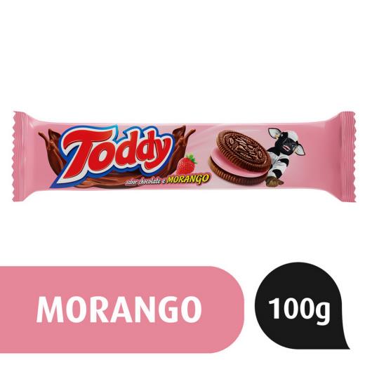 Biscoito Chocolate Recheio Morango Toddy Pacote 100G - Imagem em destaque