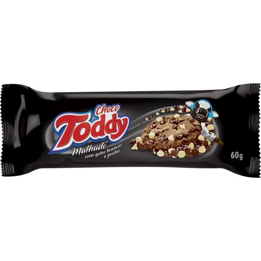 Cookies Toddy Malhado c/ Gotas de Chocolate Brancas e Pretas 60g - Imagem em destaque