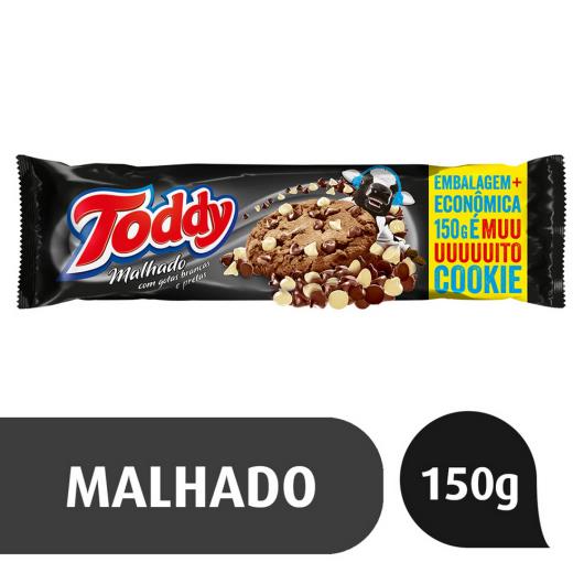 Biscoito Cookie Chocolate Malhado Com Gotas Brancas E Pretas Toddy Pacote 150G Embalagem Econômica - Imagem em destaque