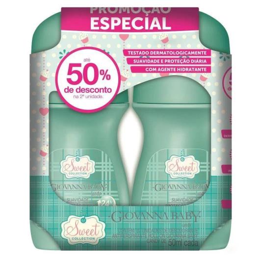 Pack Antitranspirante Roll-on Giovanna Baby Candy 50ml cada - Imagem em destaque