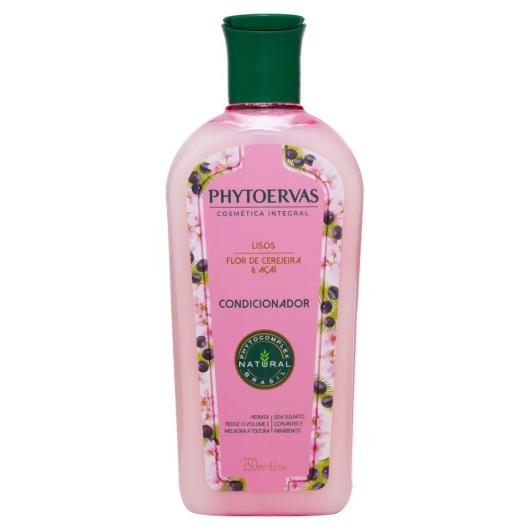 Condicionador Lisos Flor de Cerejeira e Açaí Phytoervas 250ml - Imagem em destaque