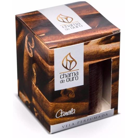 Vela Chama de Ouro Perfumada Canela 60g - Imagem em destaque