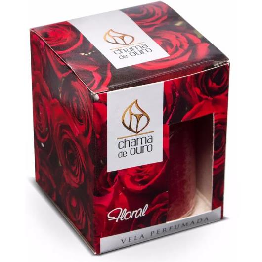 Vela perfumada floral Chama de Ouro 60g - Imagem em destaque