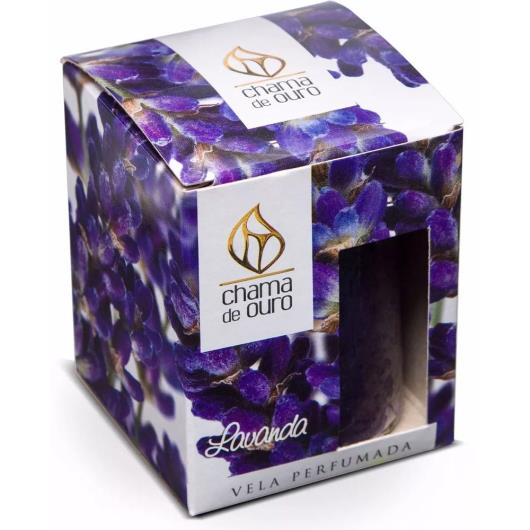 Vela Chama de Ouro perfumada lavanda 60g - Imagem em destaque