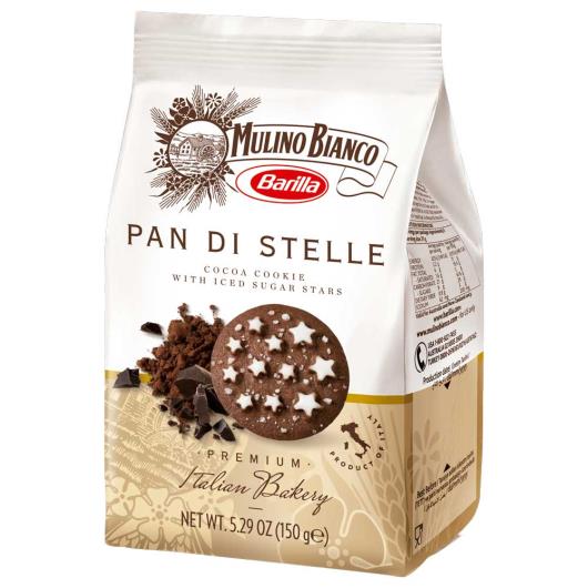 Biscoito Barilla Pan di Stelle Chocolate e Cacau 150g - Imagem em destaque
