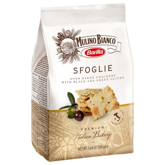 Biscoito Barilla Sfoglie azeitonas verdes e pretas 160g - Imagem em destaque