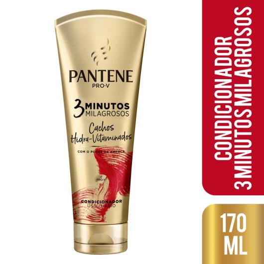 Condicionador Pantene Pro-V 3MM Cachos Hidra Vitaminados 170ml - Imagem em destaque