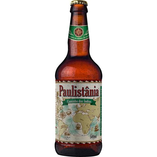 Cerveja Paulistânia Caminho das índias 500ml - Imagem em destaque