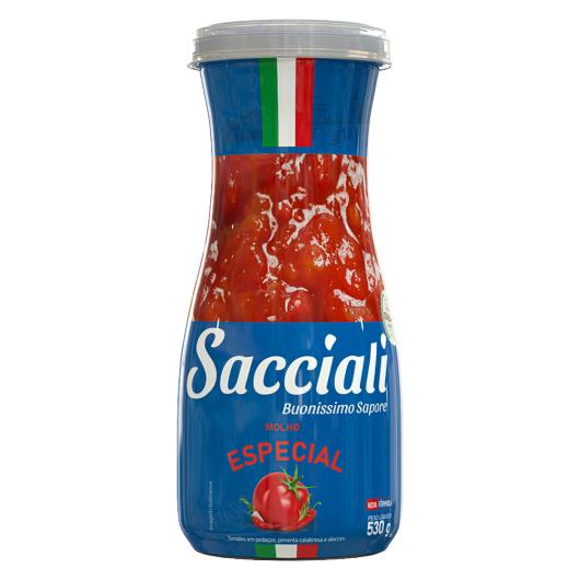 Molho de Tomate Especial Sacciali Vidro 530g - Imagem em destaque