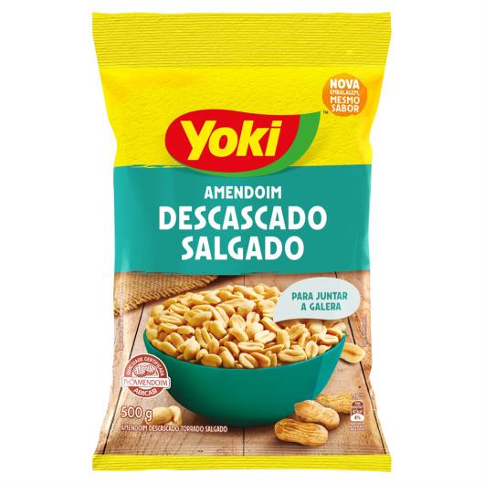 Amendoim Torrado Salgado sem Casca Yoki Pacote 500g - Imagem em destaque
