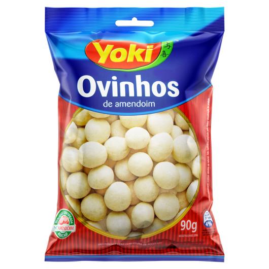 Ovinhos de Amendoim Cobertura Polvilho Yoki Pacote 90g - Imagem em destaque