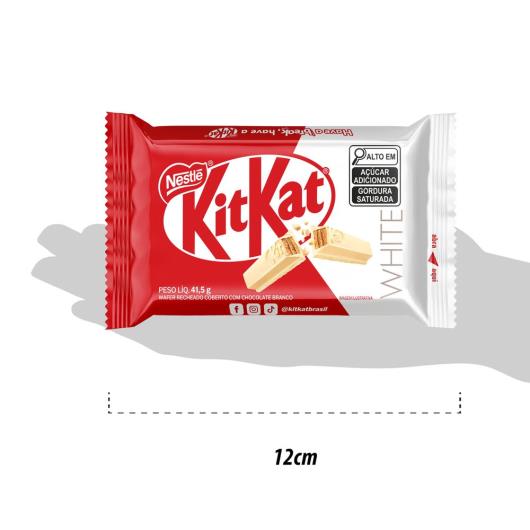 Chocolate KITKAT 4 Fingers White 41,5g - Imagem em destaque