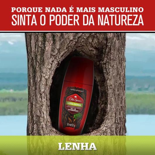 Desodorante Old Spice Roll On Lenha 52g - Imagem em destaque