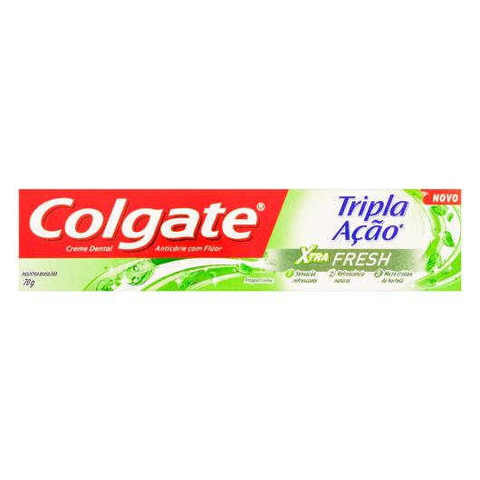 Creme Dental Xtra Fresh Colgate Tripla Ação Caixa 70g - Imagem em destaque