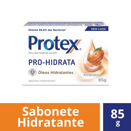 Sabonete Antibacteriano em Barra Protex Pro Hidrata Amêndoa 85g - Imagem em destaque