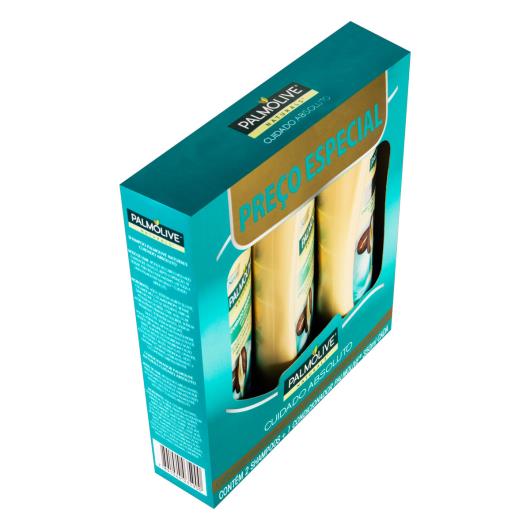 Kit 2 Shampoos + 1 Condicionador Palmolive Naturals Cuidado Absoluto 350ml Cada - Imagem em destaque