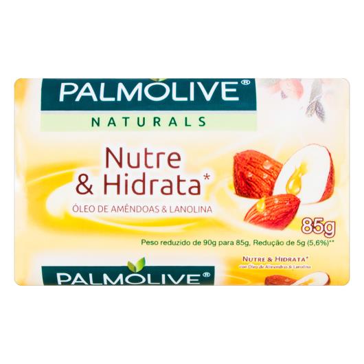 Sabonete Barra Nutre & Hidrata Palmolive Naturals Envoltório 85g - Imagem em destaque