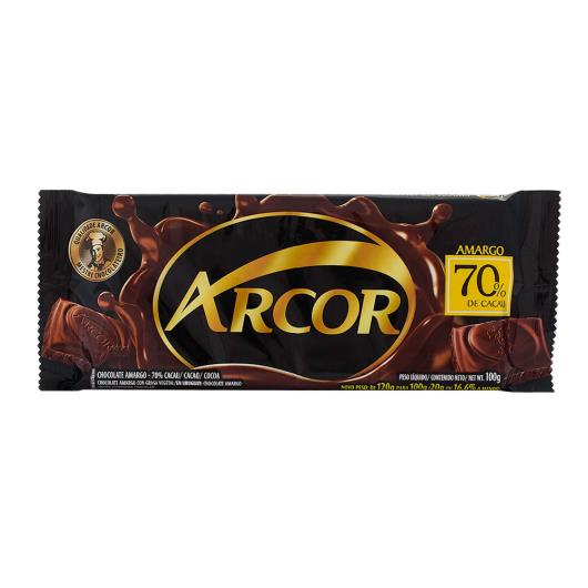 Chocolate Arcor Amargo 70% Cacau 100g - Imagem em destaque