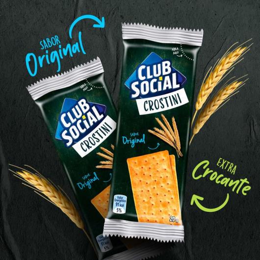 Biscoito Club Social Crostini Original 80g - Imagem em destaque