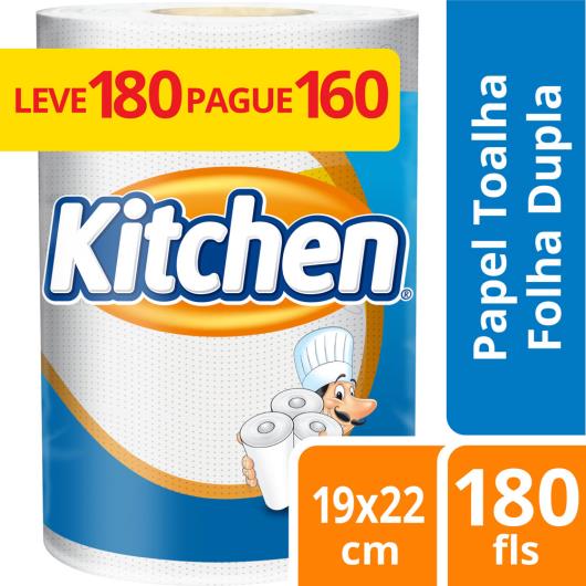 Papel Toalha Kitchen Leve 180 Pague 160 - Imagem em destaque