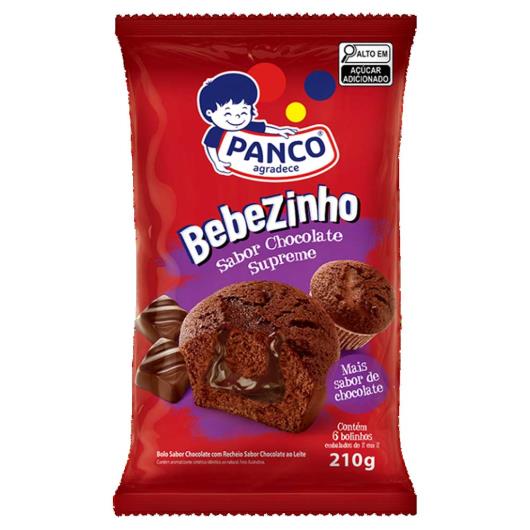 Bolo chocolate supreme recheio chocolate Panco Bebezinho 210g - Imagem em destaque