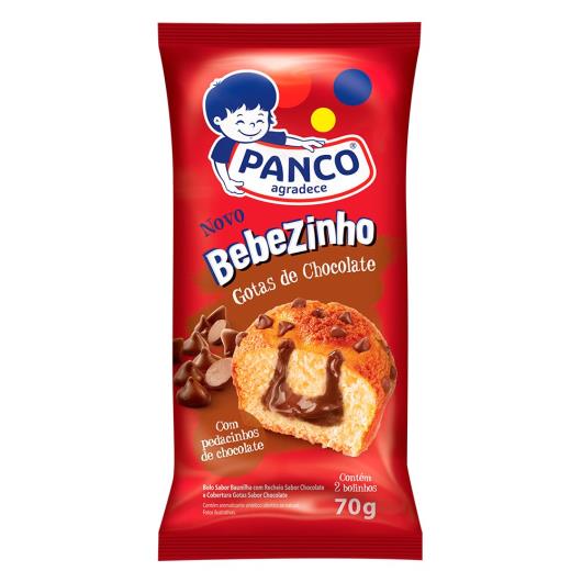 Bolo Panco Bebezinho Gotas de Chocolate 70g - Imagem em destaque