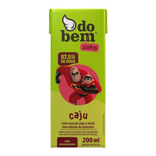 Suco Do Bem Caju Tetra Pak 200ML - Imagem em destaque