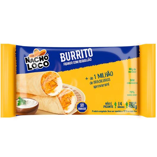 Burritos Nacho Loco Frango com requeijão 450g - Imagem em destaque