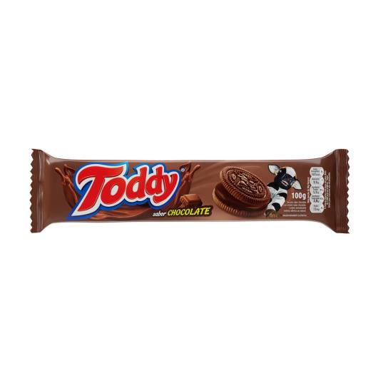 Biscoito Chocolate Recheio Chocolate Toddy Pacote 100G - Imagem em destaque