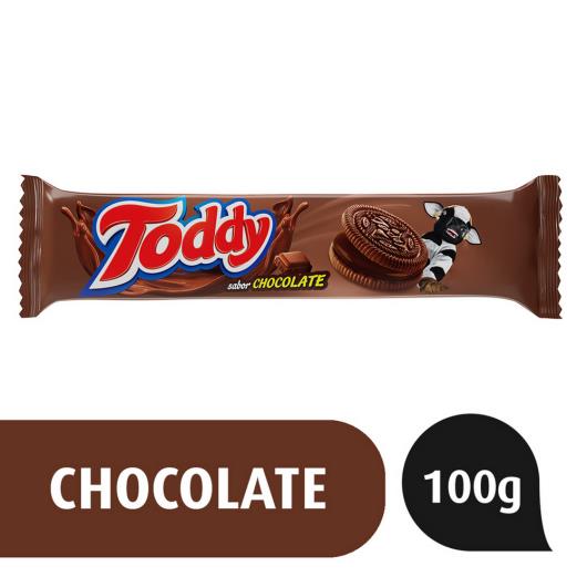 Biscoito Chocolate Recheio Chocolate Toddy Pacote 100G - Imagem em destaque